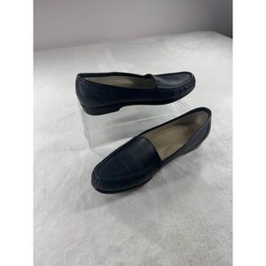 SAS Tripad Comfort Loafer Women's 9.5 Black Leather Flats Comfort Narrow Shoes